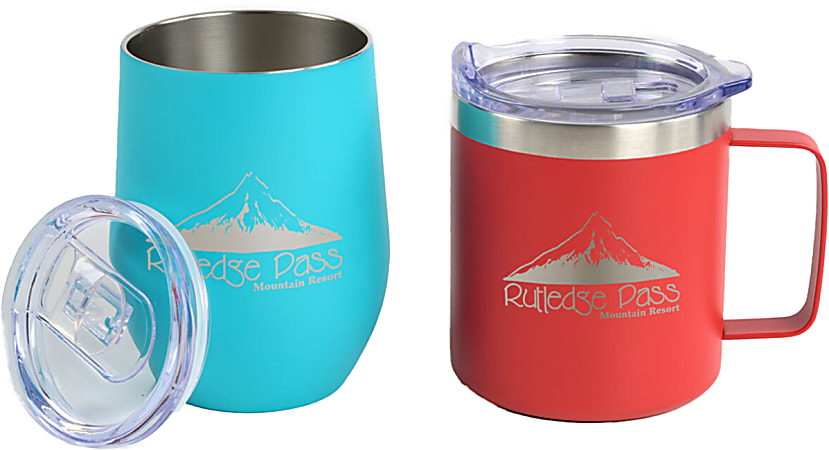 Custom Caf&eacute; Mug &amp; Cruise Tumbler Gift Set
