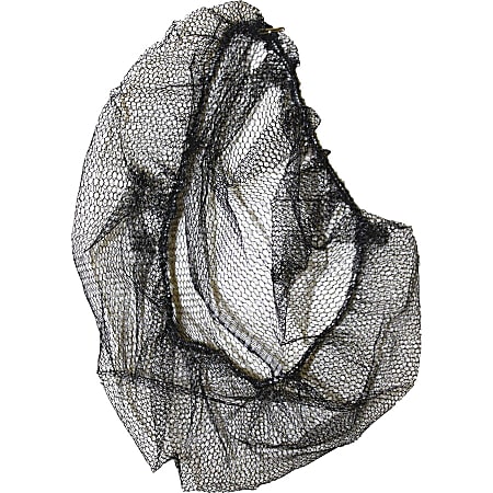 Genuine Joe Black Nylon Hair Net - Recommended for: Food Handling, Food Processing - Large Size - 21 Genuine Joe Black Nylon Hair Net - Recommended for: Food Handling, Food Processing - Large Size - 21