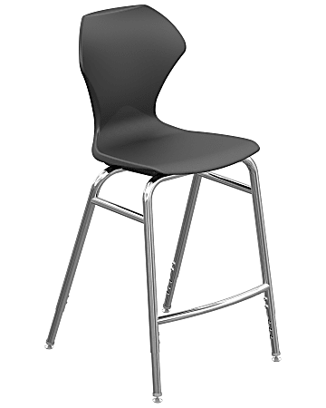 Marco Group™ Apex™ Apex Series Adjustable Stool, Black/Chrome