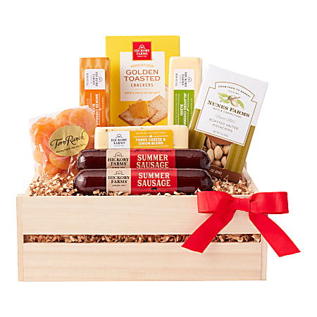 Hickory Farms; Meat and Cheese Gift Crate