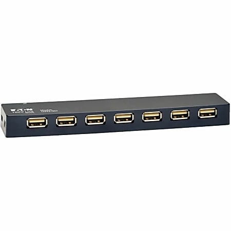 Tripp Lite 7-Port USB 2.0 Mobile Hi-Speed Hub Notebook Laptop Bus Power AC - Hub - 7 x USB 2.0 - desktop