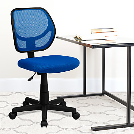 Low back swivel office chair top