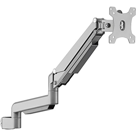 Lorell® Adjustable Single-Monitor Arm, Gray