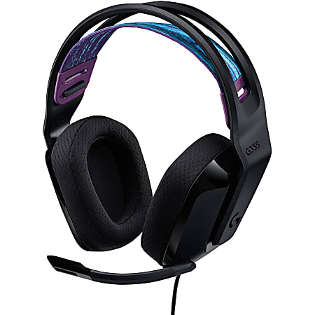 Logitech G335 Wired Gaming Headset - Stereo - Mini-phone (3.5mm) - Wired - 36 Ohm - 20 Hz - 20 kHz - O - 981000977