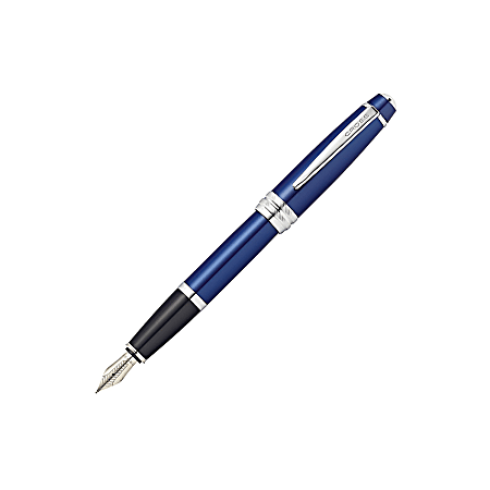 Cross® Bailey™ Fountain Pen, Medium Point, 1.0 mm, Assorted Barrels Black Ink