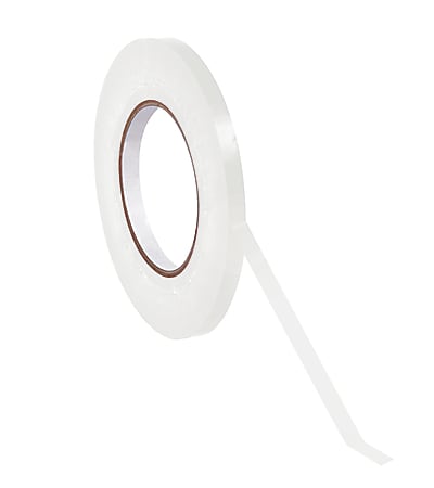 Poly Bag-Sealing Tape, 3/8" x 176 Yd., White, Case Of 96