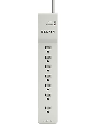 Belkin® Home/Office Series Surge Protector With 7 Outlets, 6' Cord