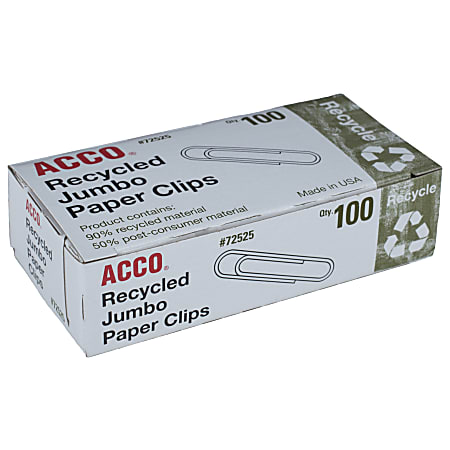 Acco jumbo binder deals clips
