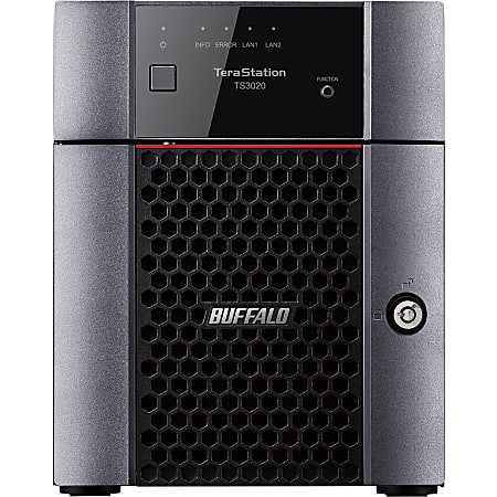 arbejde prioritet sofistikeret Buffalo TeraStation 3420DN Desktop 16 TB NAS Hard Drives Included Annapurna  Labs Alpine AL 214 1.40 GHz 4 x HDD Supported 4 x HDD Installed 16 TB  Installed HDD Capacity 1 GB