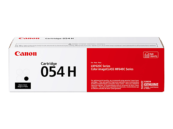 Canon 054H Black High Yield Toner Cartridge 3028C001 - Office Depot