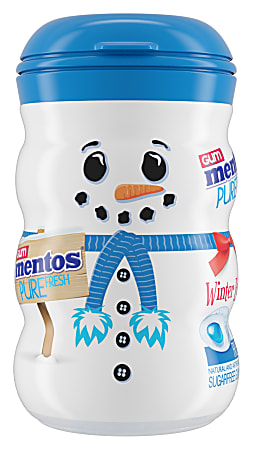 Mentos Pure Fresh Sugar-Free Gum Snowman