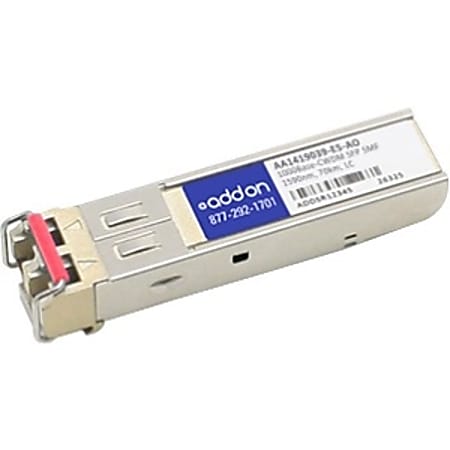 AddOn Avaya/Nortel AA1419039-E5 Compatible TAA Compliant 1000Base-CWDM SFP Transceiver (SMF, 1590nm, 70km, LC)