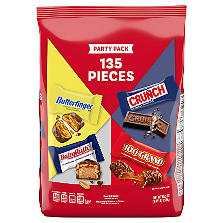 Nestlé® Assorted Mini Chocolate Bars, 55.3 Oz, Pack Of 135 Bars