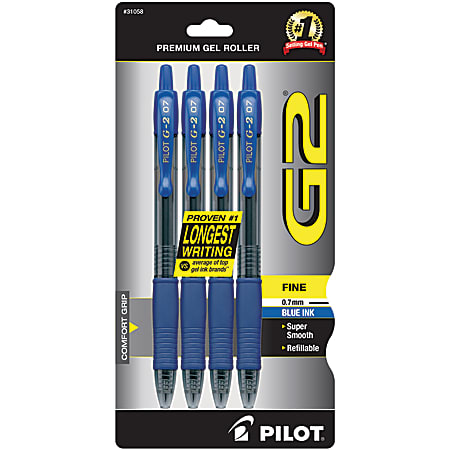 Gelly Roll Pen Fine Blue