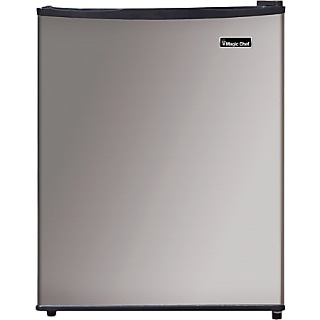 Magic Chef MCAR240SE2 2.4 Cu. Ft. Mini Refrigerator Silver