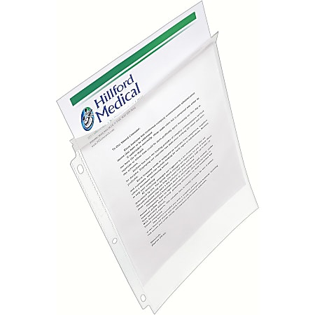 Avery Secure Top Sheet Protectors - For Letter 8 1/2