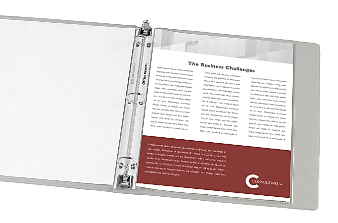 Office Depot Brand Standard Weight Sheet Protectors 8 12 x 11 ...