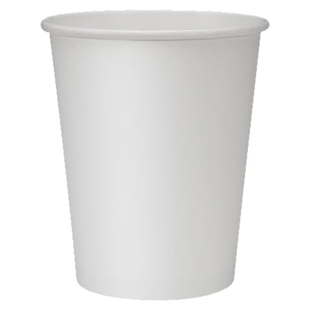 Genuine Joe Polyurethane-Lined Disposable Hot Cups, Single, 8