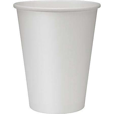 Boardwalk 12 oz. White Disposable Paper Cups, Hot Drinks, 20 Cups