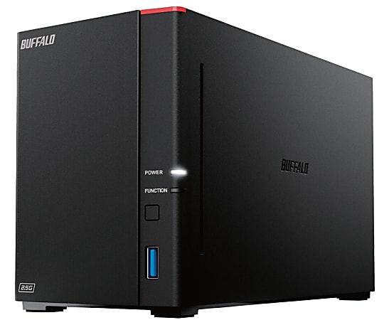 Buffalo LinkStation 720D 4TB Hard Drives Included (2x 2TB, 2 Bay) -  1.30 GHz - 2x HDD Supported - 2x HDD Installed - LS720D0402