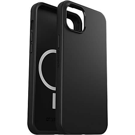 OtterBox Symmetry Magsafe Smartphone Case, For Apple iPhone 15 Plus, iPhone 14 Plus, Black