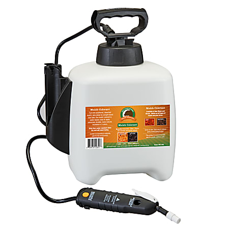 Just Scentsational Bark Mulch Colorant Preloaded In Pump Sprayer, 1 Gallon, Brown