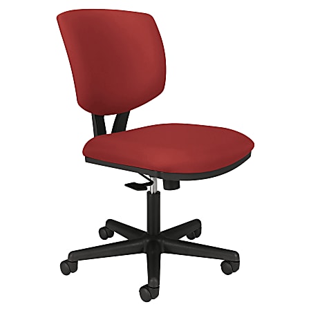 HON® 5700 Series Volt Seating Fabric Tilt Task Chair, Crimson/Black
