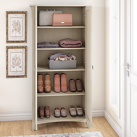 Bush salinas tall storage hot sale cabinet