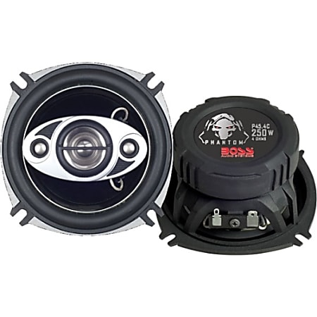 BOSS AUDIO P45.4C Phantom 4" 4-way 250-watt Full Range Speakers