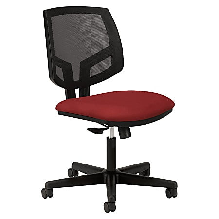 HON® Volt Seating Mesh Tilt Task Chair, Crimson/Black