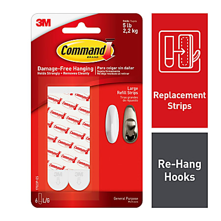 Command Variety Pack Wire and Wall Hooks Picture Hanging Strips 1 Command  Kit 53 Pieces Damage Free Clear - Office Depot