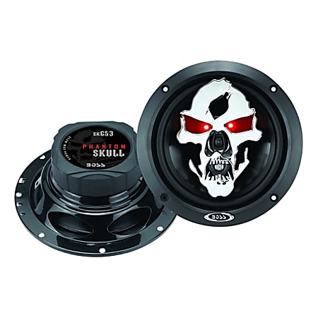 BOSS AUDIO SK653 Phantom Skull 6.5" 3-way 350-watt Full Range Speakers