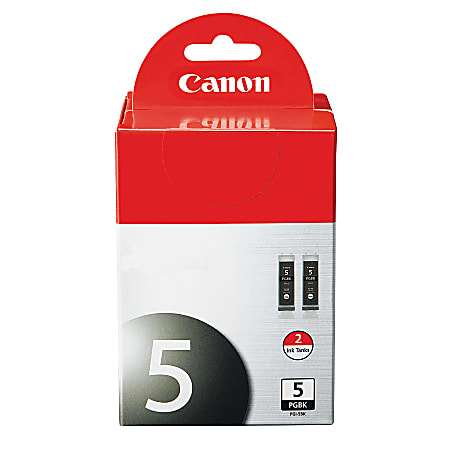 Canon® PGI-5 ChromaLife 100 Black Ink Cartridges, Pack