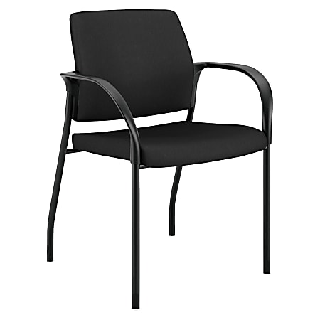 HON® Ignition® Multipurpose Stacking Guest Chairs, Black