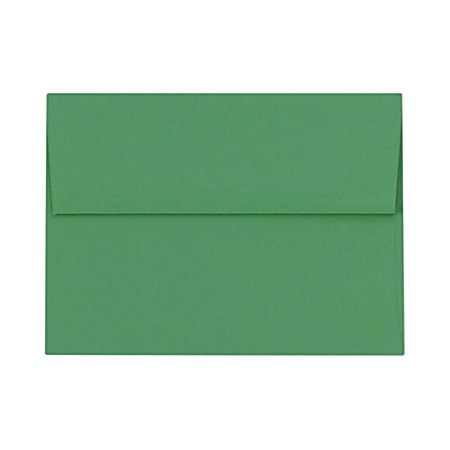LUX Invitation Envelopes, A2, Peel & Press Closure, Holiday Green, Pack Of 50