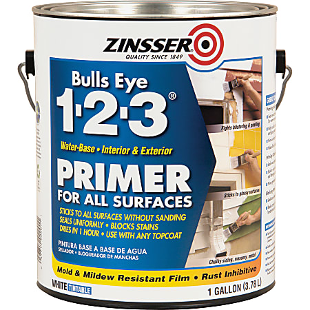 Zinsser Bull's-Eye 1-2-3 Primer, 128 Oz