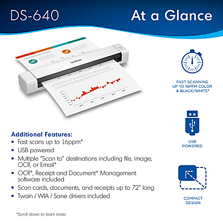 DS-940DW, Scanner de documents portable