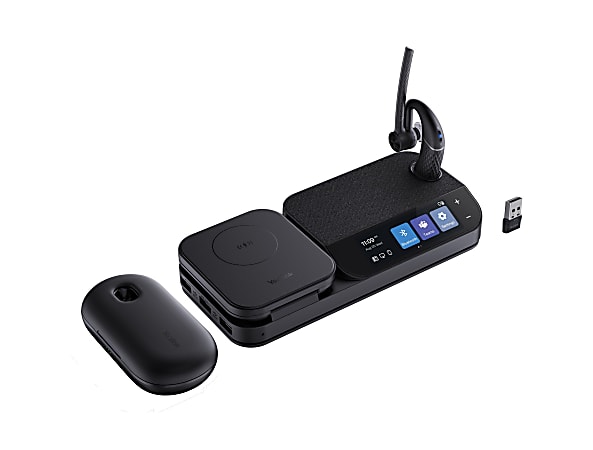 Yealink Teams Mono Bluetooth&reg; Wireless Headset Workstation Pro, Black, YEA-BH71-WORK-PRO