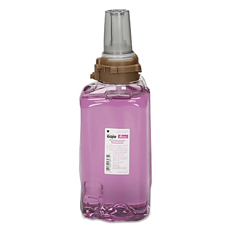 SKILCRAFT® GOJO® Antibacterial Foam Hand Wash Soap, Plum Scent, 42.2 Oz, Carton Of 3 Bottles (AbilityOne 8520016407213)