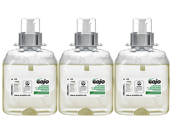 GOJO® FMX-12 Green Seal Certified Foam Hand Soap Cleaner, Unscented, 42 Oz Bottle