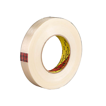 3M® 880 Strapping Tape, 3/4" x 60 Yd., Clear, Case Of 6