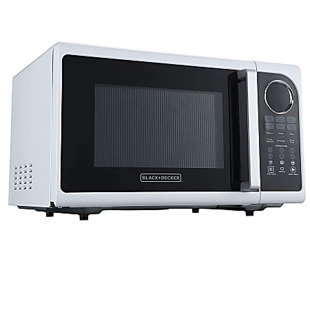 Black+Decker Digital Microwave, 0.9 Cu. Ft., White