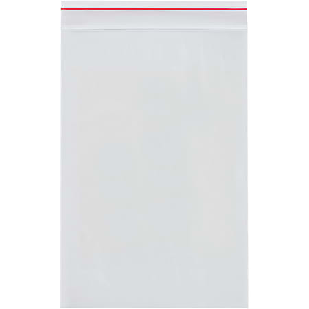 Minigrip® 2 Mil Reclosable Poly Bags, 8" x 12", Clear, Case Of 1000