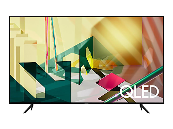 Samsung QN85Q70TAF - 85" Diagonal Class (84.5" viewable) - Q70T Series LED-backlit LCD TV - QLED - Smart TV - Tizen OS - 4K UHD (2160p) 3840 x 2160 - HDR - Quantum Dot, New Edge Backlight, Dual LED - black