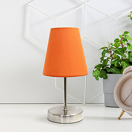 Orange metal lamp shade 2025