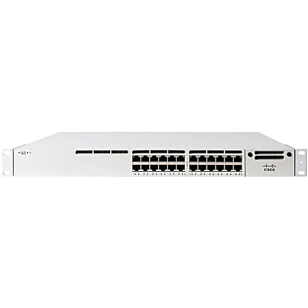 Meraki 24-port Gbe PoE+ Switch - 24 Ports - Manageable - 3 Layer Supported - Modular - 554.40 W Power Consumption - Twisted Pair, Optical Fiber - 1U High - Rack-mountable - Lifetime Limited Warranty