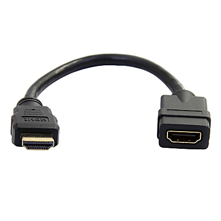 StarTech.com High-Speed HDMI Port Saver Cable, 6"