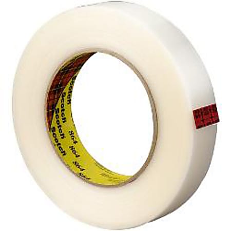 3M® 864 Strapping Tape, 3/4" x 60 Yd., Clear, Case Of 24
