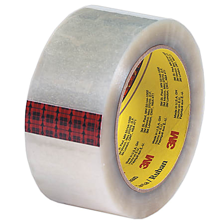 3M® 313 Carton Sealing Tape, 3" x 110 Yd., Clear, Case Of 24