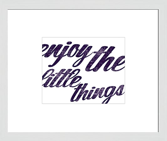 PTM Images Matted Framed Wall Art, Little Things, 23 1/2"H x 27 1/2"W